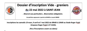 Vide Greniers – L’Union Saint Jean Fc / Net’s Basket